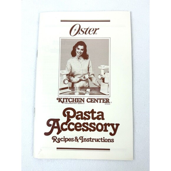 Vintage OSTER Kitchen Center Pasta Accessory Kit 939-65 Also Fits OSTER Grinder - Picture 6 of 11